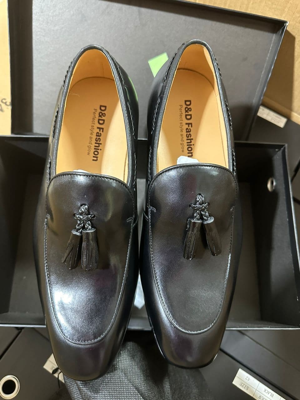 Croc-Embossed Loafer, Brown